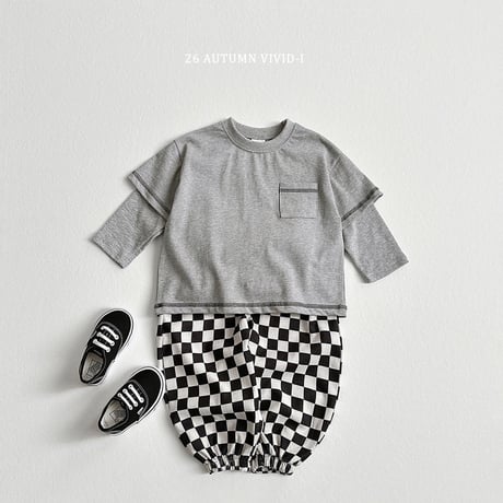 vividi/80. stitch rayerd T-shirt JS-JM
