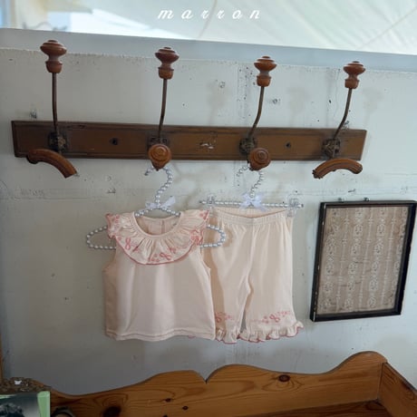 marron/38. ribbon updown set XS-L