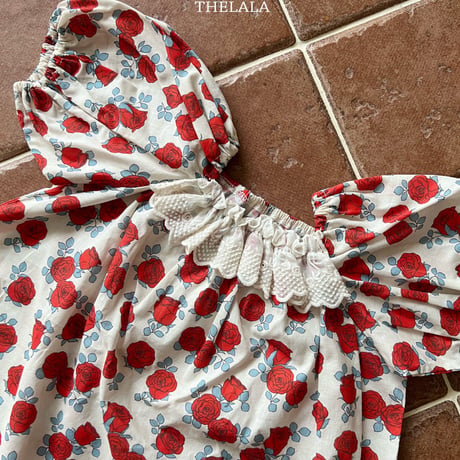 thelala/58. rose one-piece XS-XL