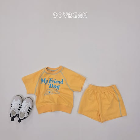 soybean/12. plan ) my Friend updown set XS-XL