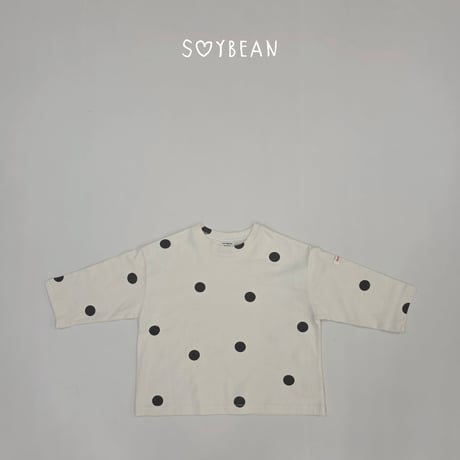soybean/56. plan ) dot big box T-shirt JS-JM