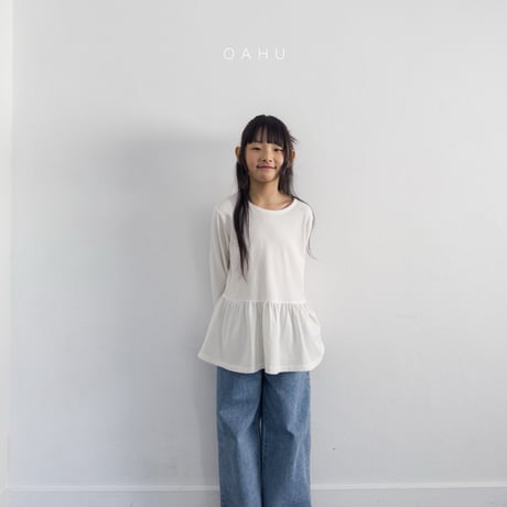 oahu/60. sweet fril T-shirt JS-JXL