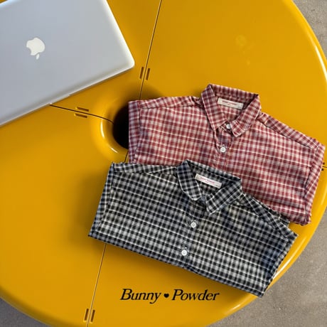 bunnypowder/29. check shirt 2XL-4XL
