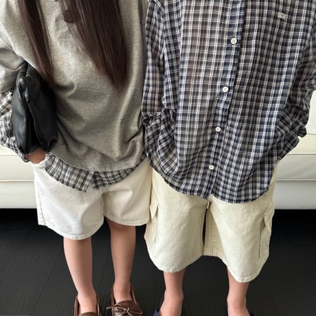 our/41. check shirt S-XL