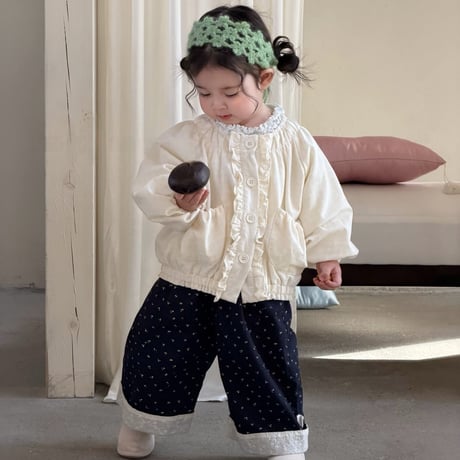 aiai/89. small flower lace pants XS-L
