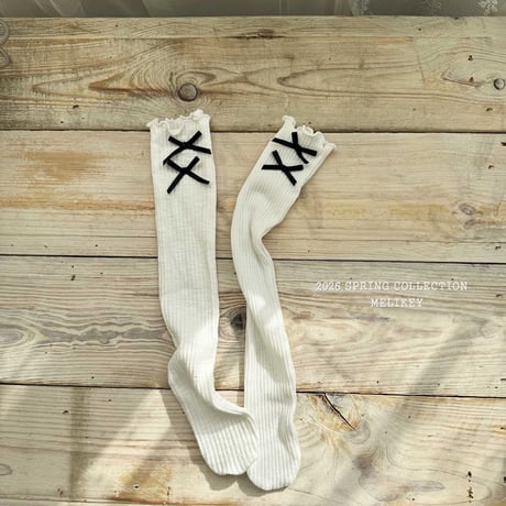 melikey/107. ribbon long socks FREE