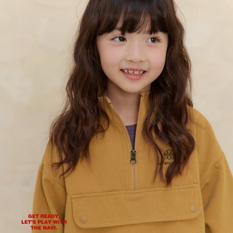 navi/74. tommy half zipup anorak 2XL-JL