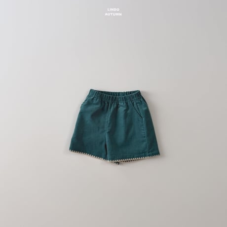 lindo/6. corduroy mello half pants XS-XL