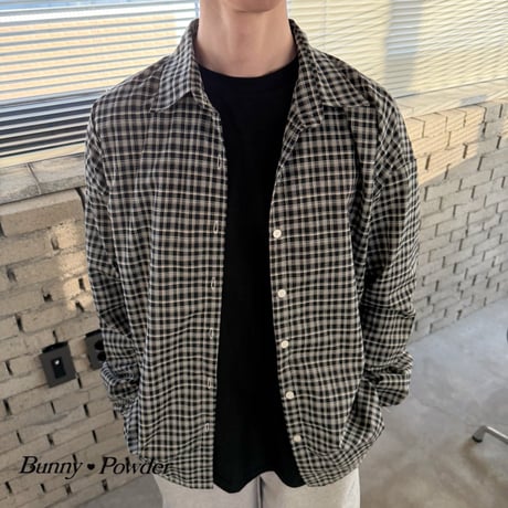 bunnypowder/30. check shirt ADULT