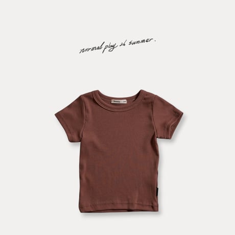 normalplay/19. bodle half t T-shirt 12M-XL