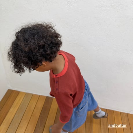 andbutter/29. Snap 3/4T-Shirt S-XL