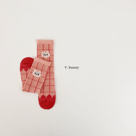 vbunny/27. good cherry socks set FREE(32CM)