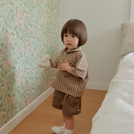 onu/41. summer check shirt XS-XL