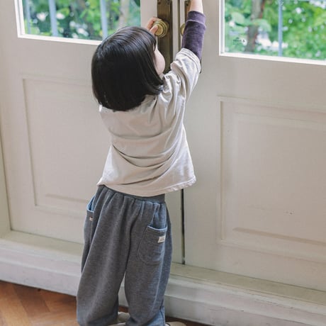 onu/2. lettering half t T-shirt BABY(12M)-XL(6-7Y)