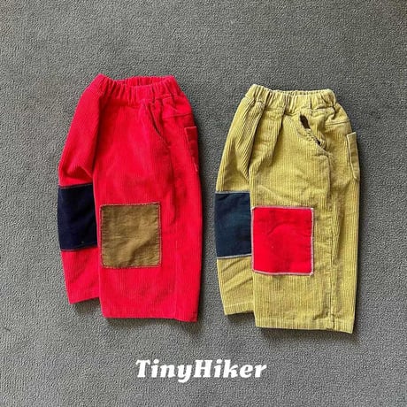 tinyhiker/25. patch corduroy pants XS-XL