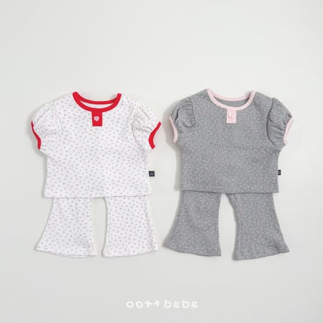 oottbebe/65. lovely ailet updown set XS(1-2Y)-XL(6-7Y)