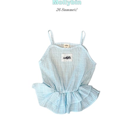 mollybin/32. shirring top XS-XL