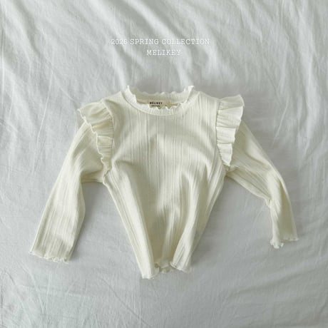 melikey/9. fril wing T-shirt XS-XL