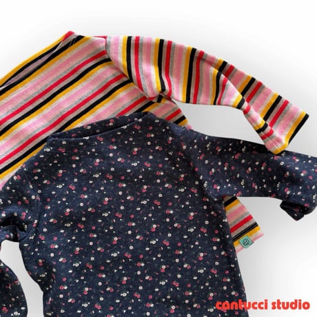 cantuccistudio/63. multi boat neck T-shirt XS-XL