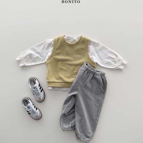bonito/89. butter knit vest JS-JM