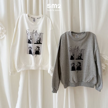 sm2/6. vintage puffy man-to-man 9-17