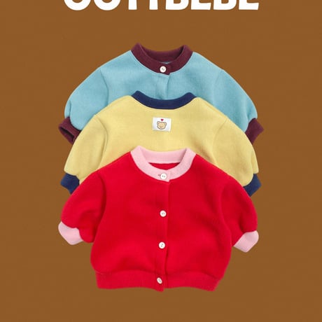 oottbebe/38. sugar golgi cardigan XS(0-1Y)-XL(4-5Y)