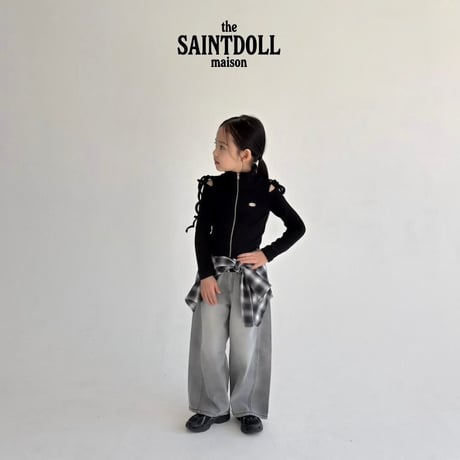 saintdoll/79. cloud denim pants S-L