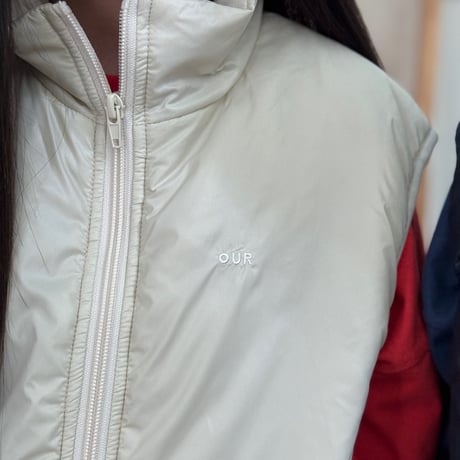 our/81. light padding vest S-XL