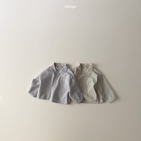 amigo/43. stripe shirt XS-XL