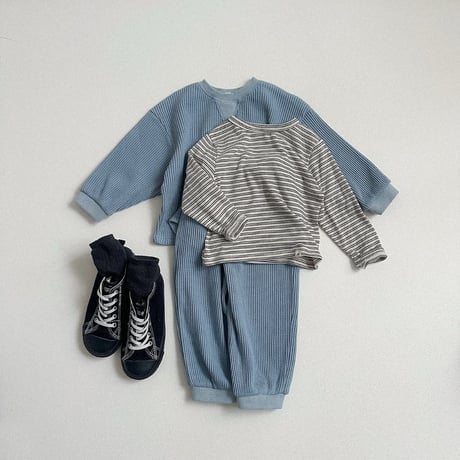 digreen/9. stripe latte tee? S-2XL