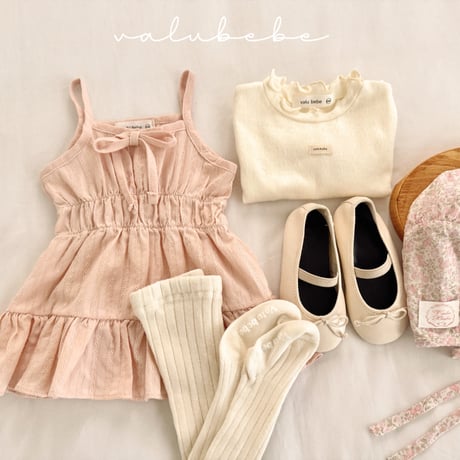 valubebe/12. shirring one-piece 6M-S