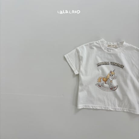 lalaland/19. uni corn half t T-shirt XS-XL