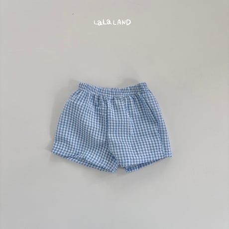 lalaland/44. jijimi check half pants 6M-18M