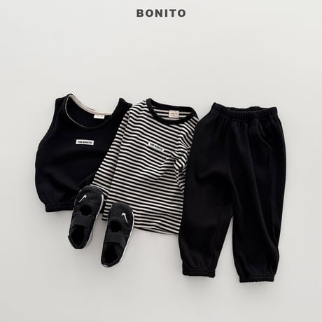 bonito/113. mini waffle vest set JS-JM