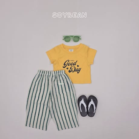 soybean/93. plan ) good day semmi crop half t T-shirt JS-JM
