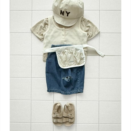 onu/28. mini waffle sleeveless XS-XL