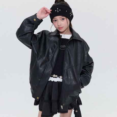 forkchips/82. ledder jacket M-XL