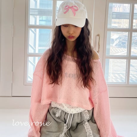 loverosie/53. dot sleeveless tee top L-XL