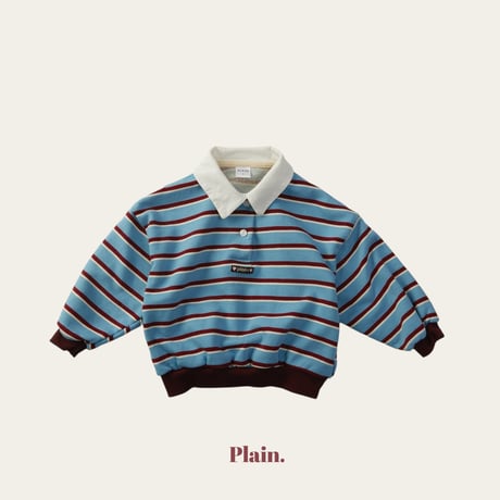plain/27. plain collar man-to-man XS-XL