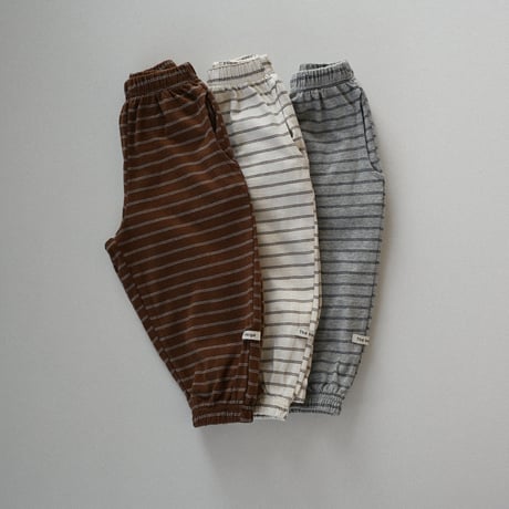 thebeige/28. SS Stripe jogger pants XXS-L