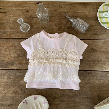 bebeholic/44. vanilla T-shirt S(3-6M)-L(12-18M)