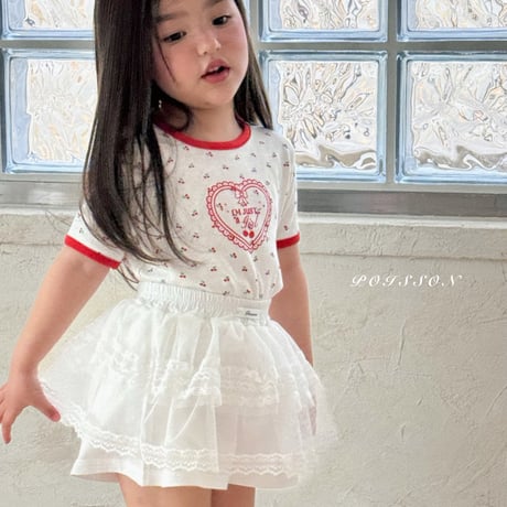 poisson/76. mini cherry T-shirt JS-JM