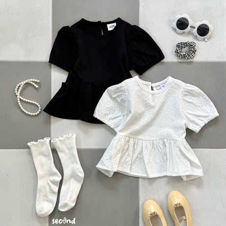secondmoment/69. puff blouse JS-JL