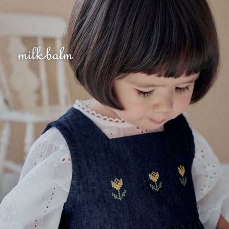 milkbalm/7. tulip denim suit XS(-6M)-M(12M-18M)