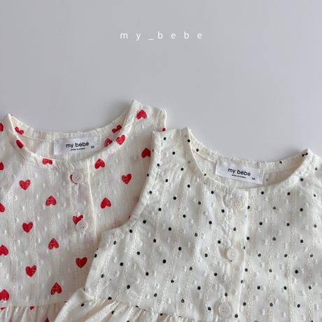 mybebe/23. snow flower sleeveless blouse XS-XL