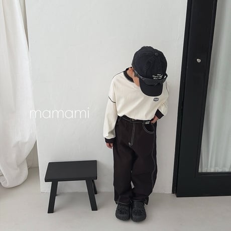 mamami/17. mmm stitch T-shirt XS-XL