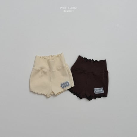 lindo/20. span waffle shorts  XS-XL