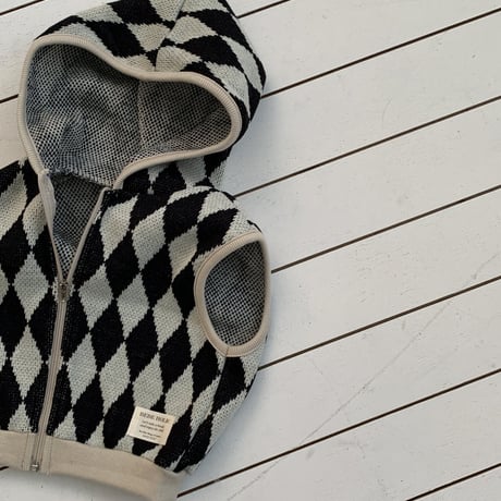 bebeholic/44. dia vest hood S(6-12M)-M(12-18M)