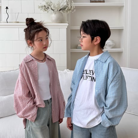 matilda/16. joy check shirt 15-19