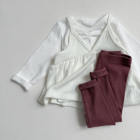 atomeme/22. Milky Rib Leggings S-XL